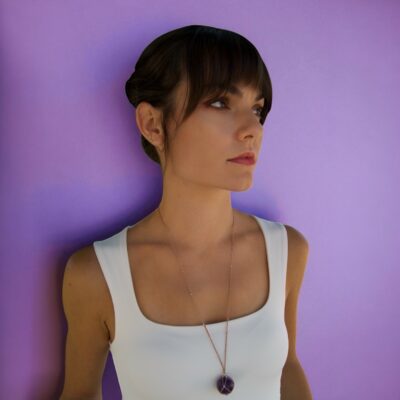 Collar Bruma Violeta - Amatista