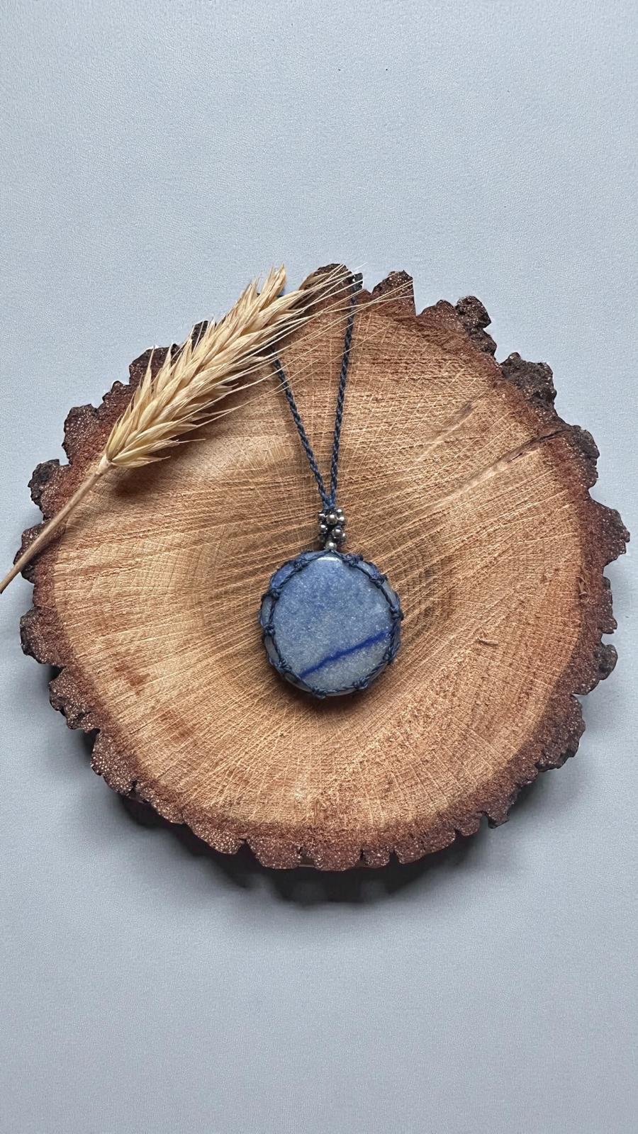 Collar Cielo de Agua – Cuarzo Azul - Imagen 5