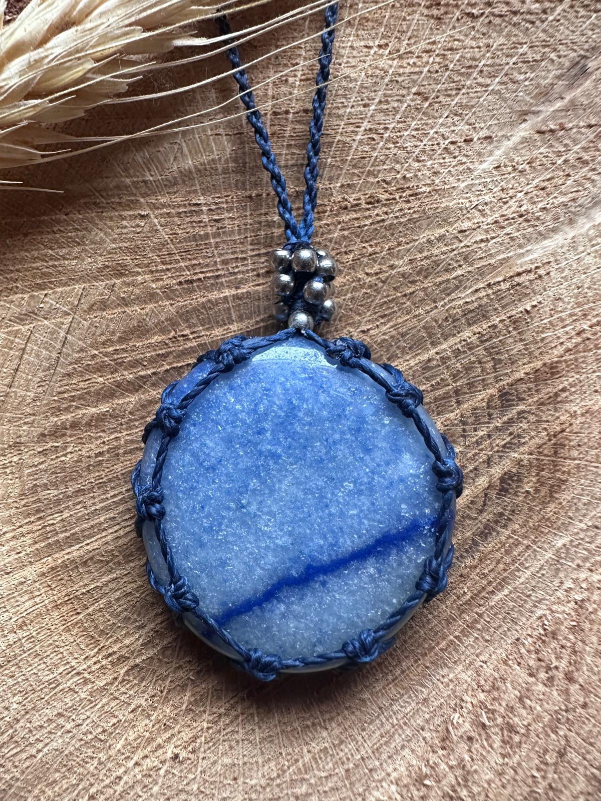 Collar Cielo de Agua – Cuarzo Azul - Imagen 3