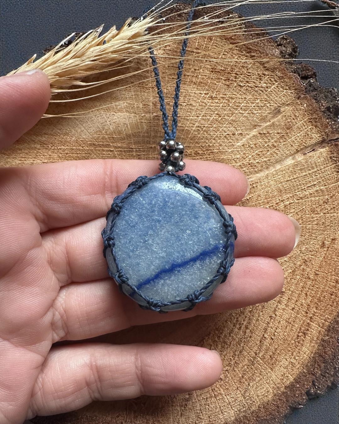 Collar Cielo de Agua – Cuarzo Azul - Imagen 4