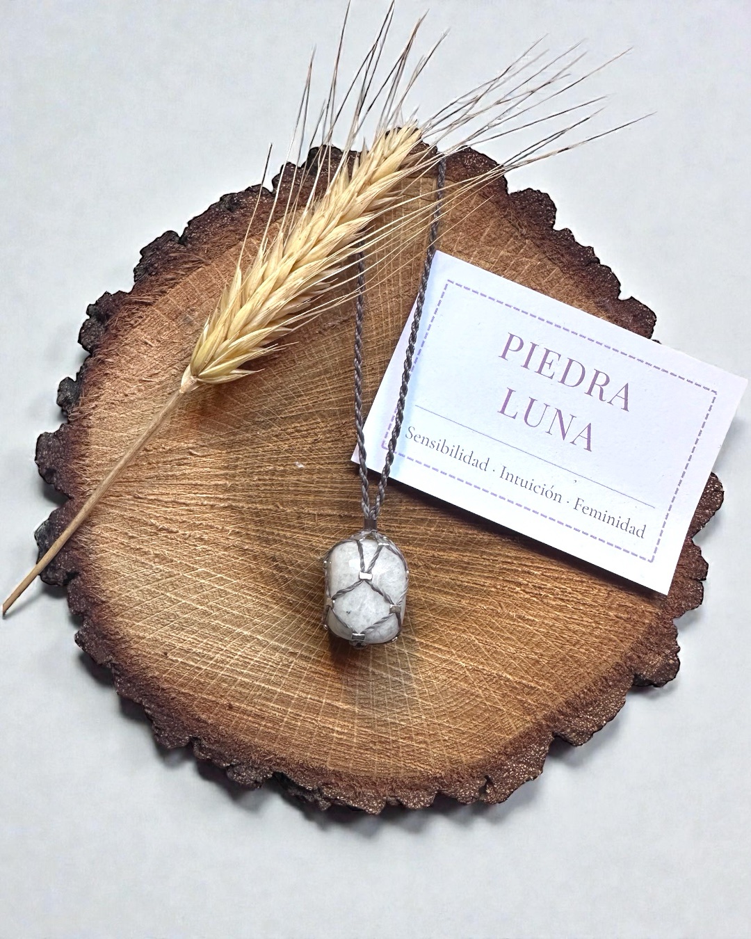 Collar Lunaria - Piedra Luna - Imagen 2