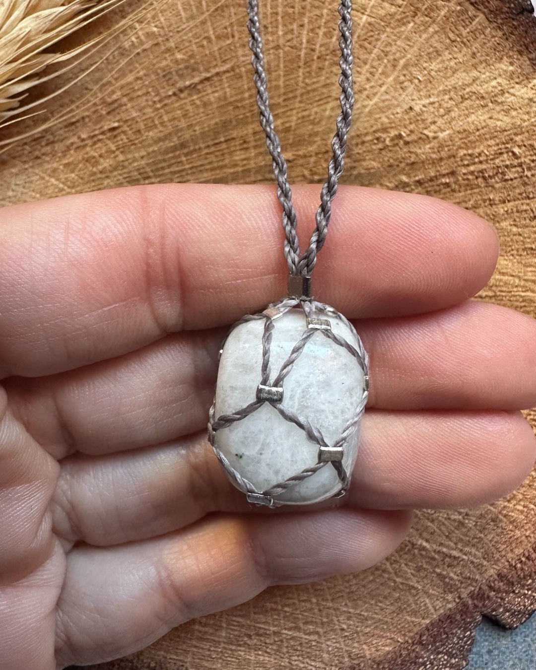 Collar Lunaria - Piedra Luna - Imagen 3