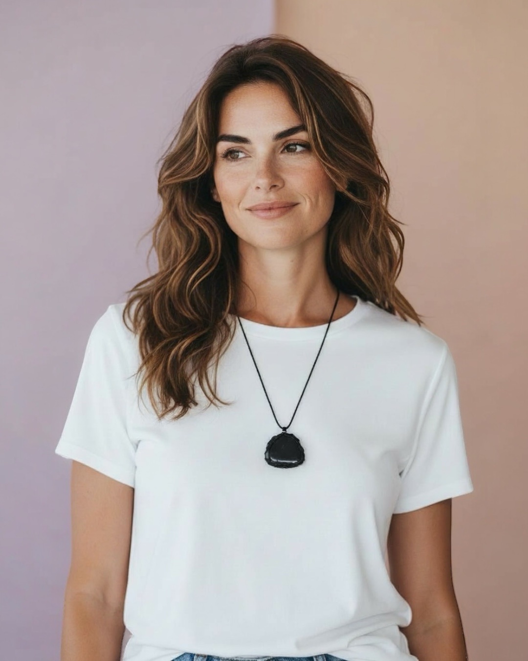 Collar Raíz Negra – Shungita