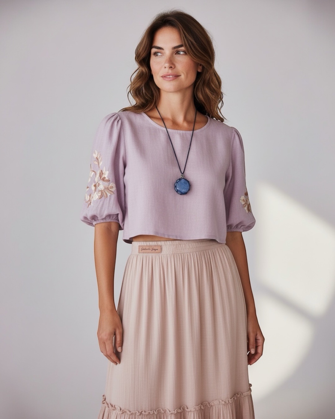Collar Cielo de Agua – Cuarzo Azul - Imagen 2
