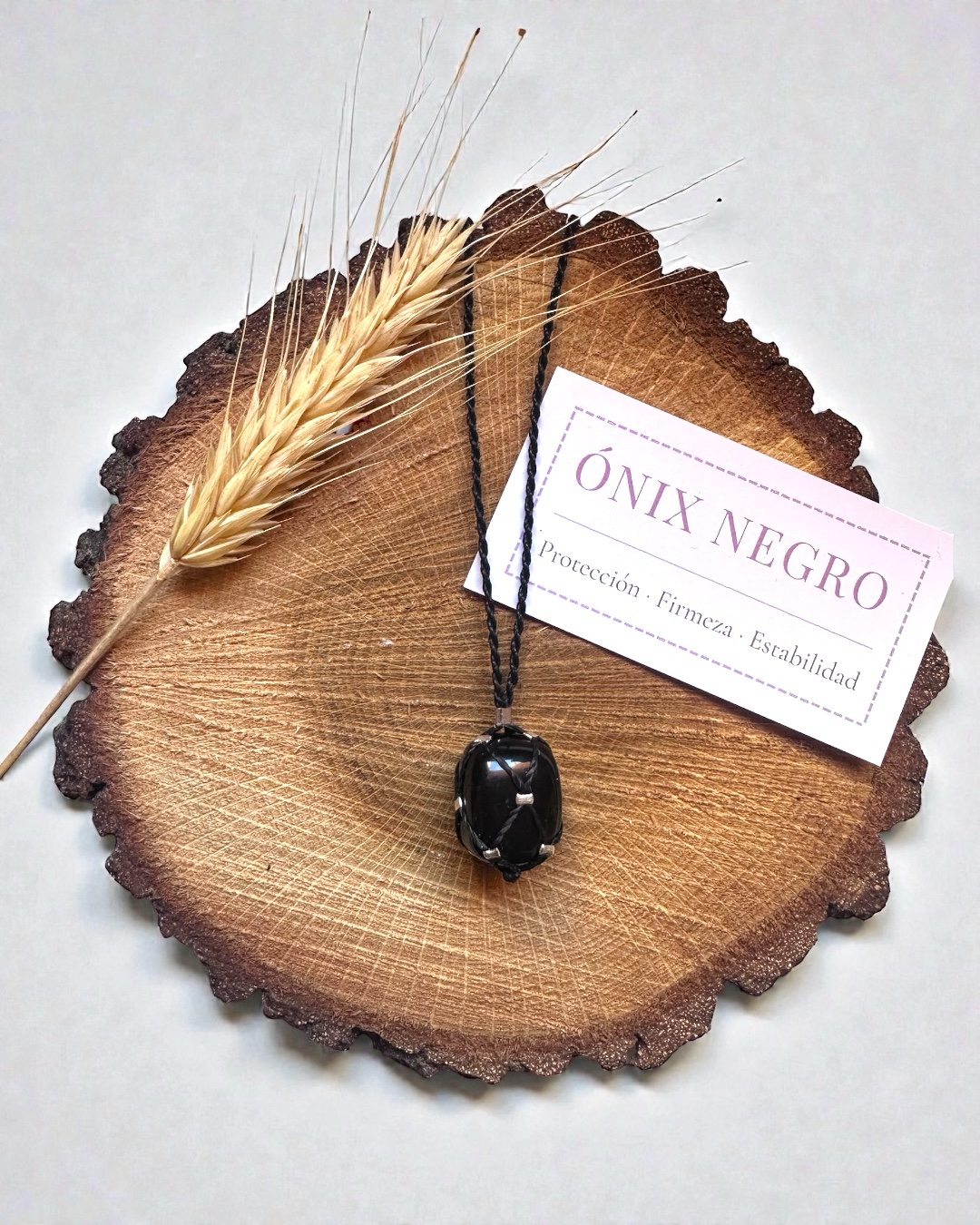 Collar Sombra Protectora – Ónix Negro - Imagen 2