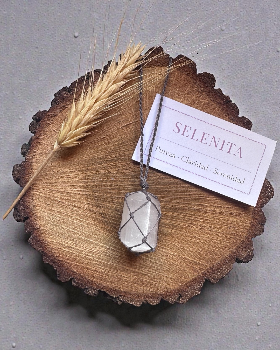 Collar Claro de Luna - Selenita