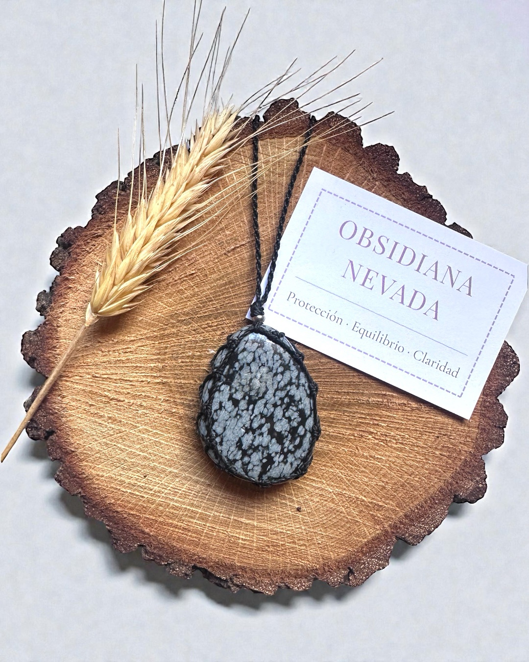 Collar Névada - Obsidiana Nevada - Imagen 2
