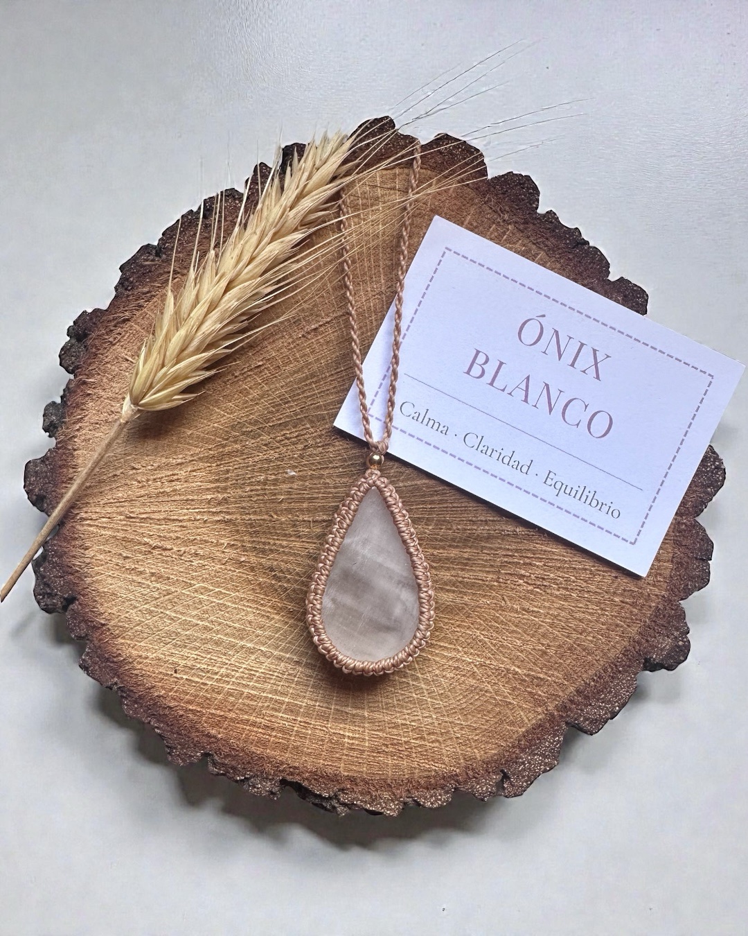 Collar Lumen - Ónix Blanco - Imagen 2