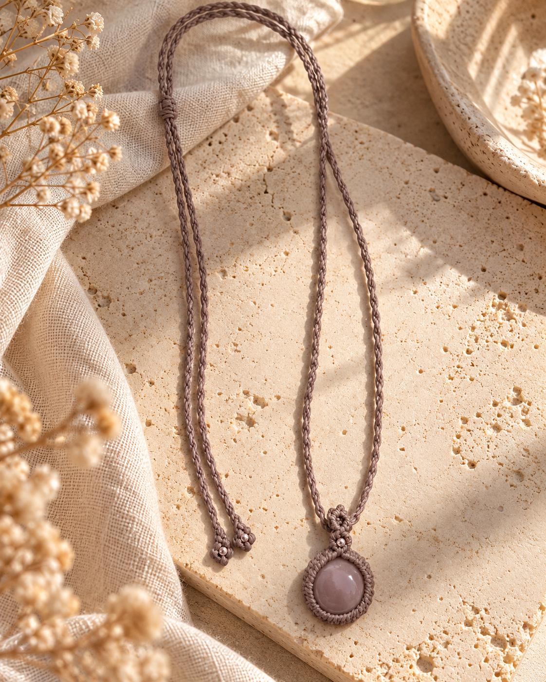 Collar Brisa Mini Cuarzo Rosa - Imagen 4
