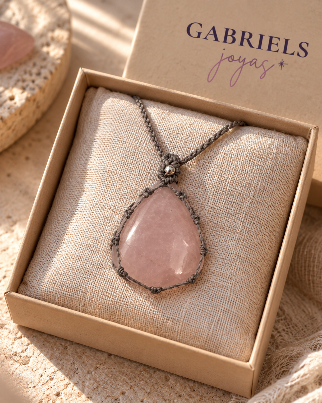 Collar Susurro de Cuarzo Rosa - Imagen 5