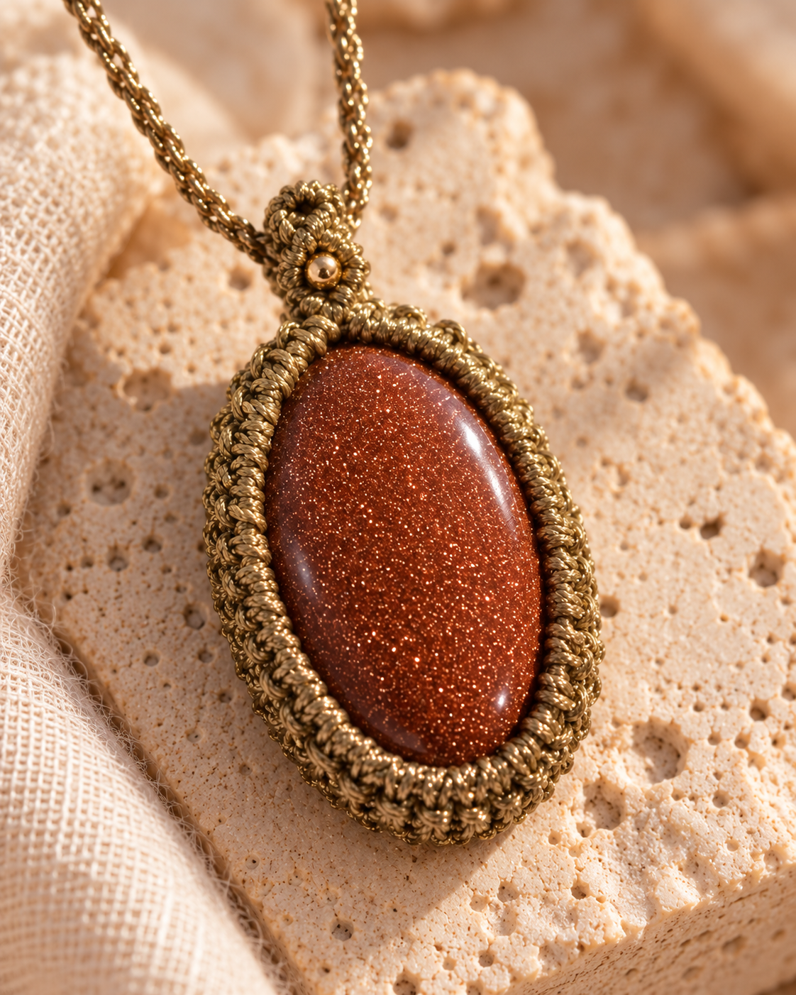 Collar Susurro de Goldstone - Imagen 3