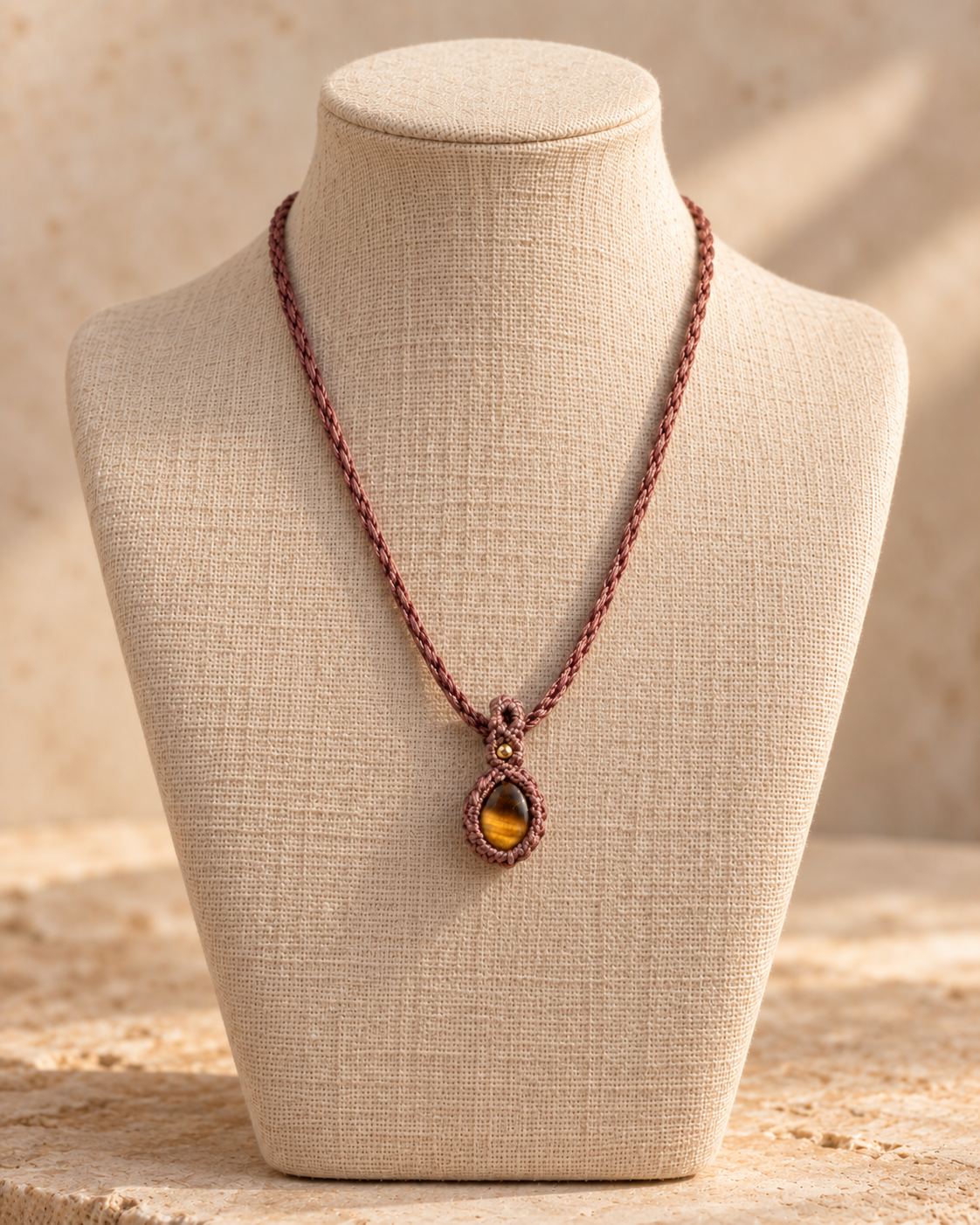 Collar Brisa Mini Ojo de Tigre - Imagen 3